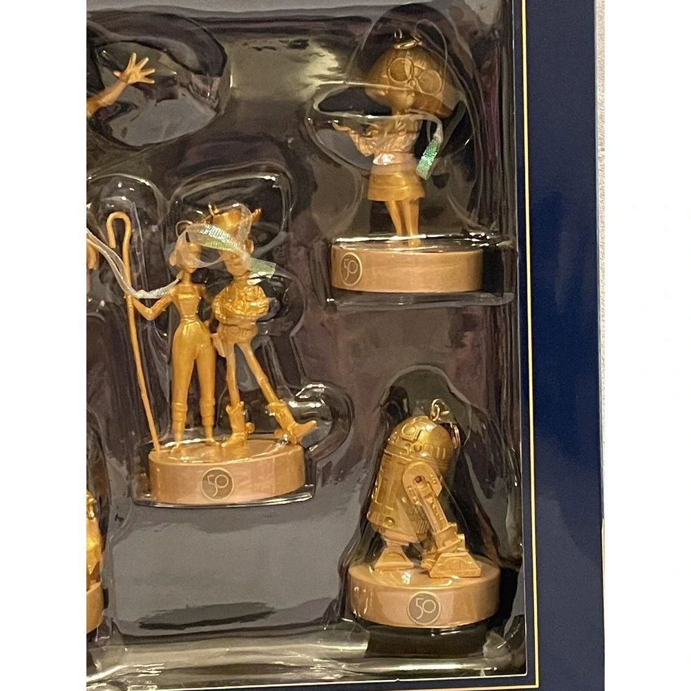 NEW Disney World 50th‎ Anniversary Gold Christmas Ornament - Hollywood Studios